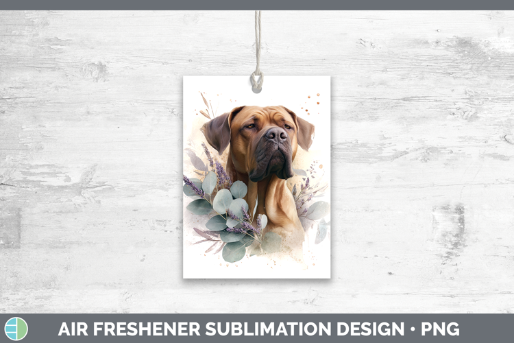 Bordeaux Mastiff Dogs 05 Lavender and Eucalyptus Air Freshen