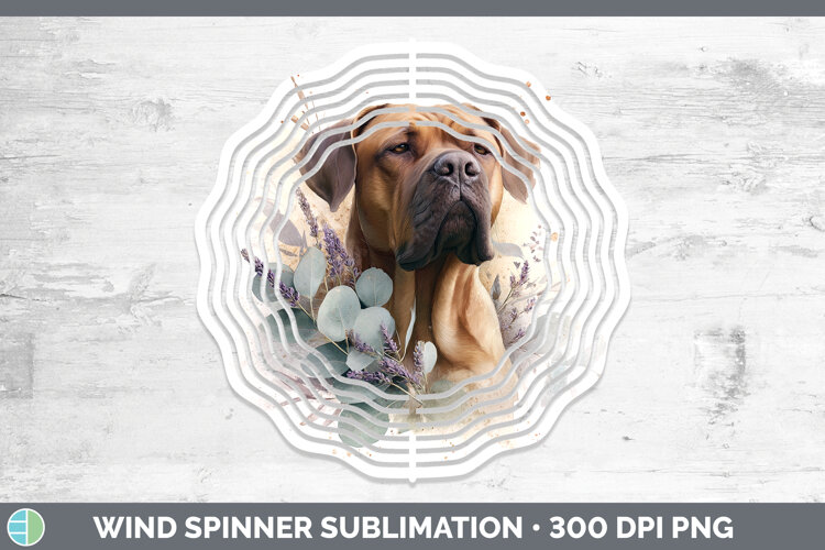 GorgeousDogs 05 Lavender and Eucalyptus Wind Spinner design.