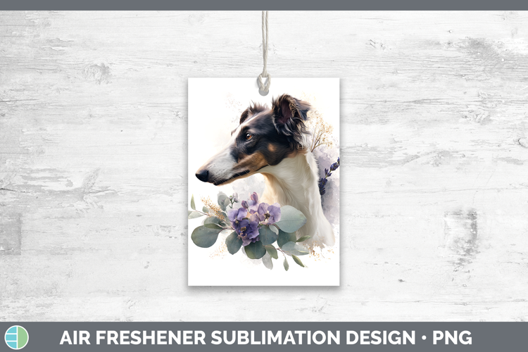 Borzoi Dogs 05 Lavender and Eucalyptus Air Freshener Sublima