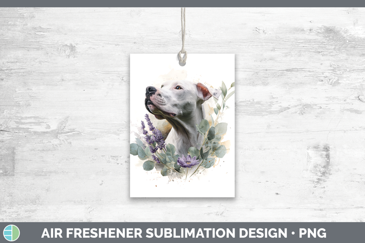 Dogo Argentino Dogs 05 Lavender and Eucalyptus Air Freshener