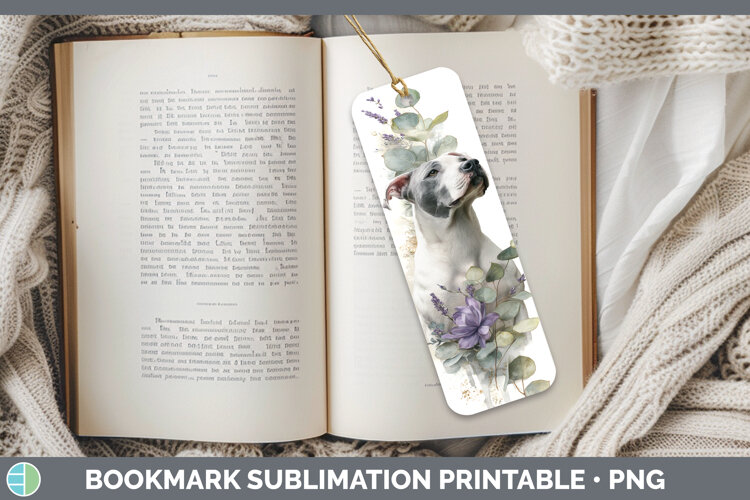 GorgeousDogs 05 Lavender and Eucalyptus Bookmark design.