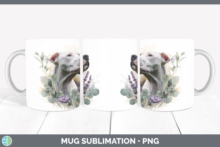 GorgeousDogs 05 Lavender and Eucalyptus Mug Wrap design.