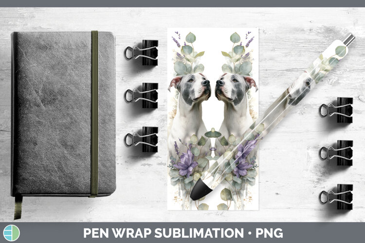 GorgeousDogs 05 Lavender and Eucalyptus Pen Wrap design.