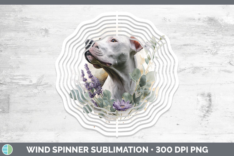 GorgeousDogs 05 Lavender and Eucalyptus Wind Spinner design.