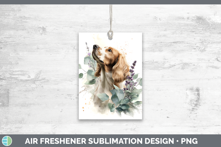 English Cocker Spaniel Dogs 05 Lavender and Eucalyptus Air F