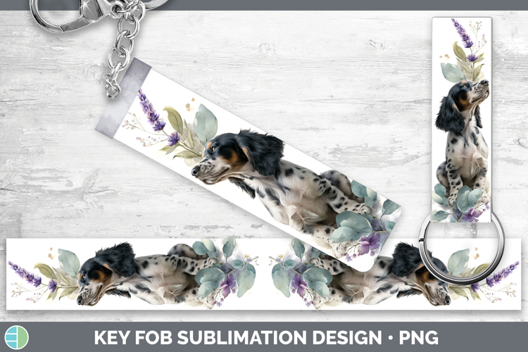 English Cocker Spaniel Dogs 05 Lavender and Eucalyptus Key F
