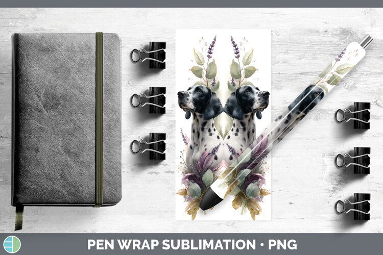 GorgeousDogs 05 Lavender and Eucalyptus Pen Wrap design.