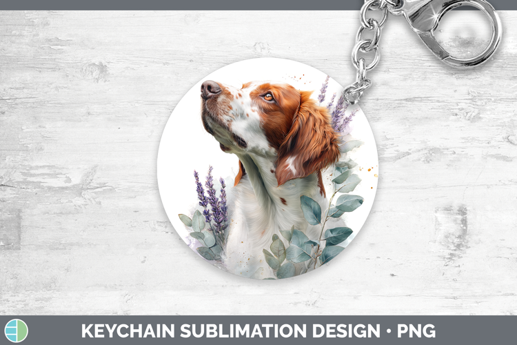 English Setter Red and White Dogs 05 Lavender and Eucalyptus
