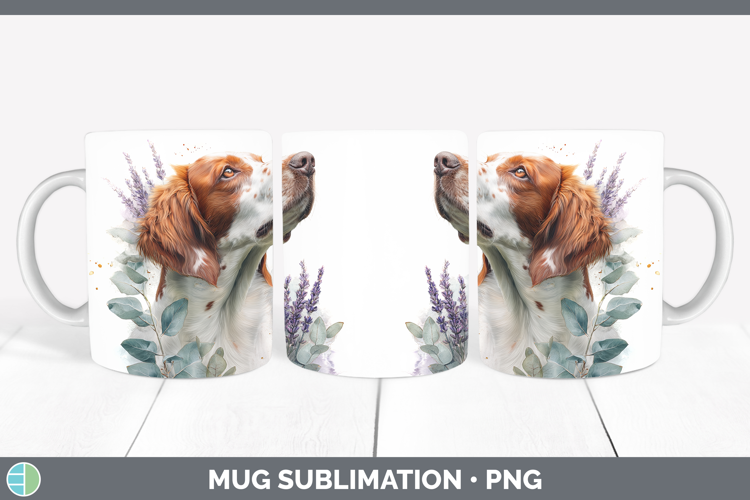 English Setter Red and White Dogs 05 Lavender and Eucalyptus