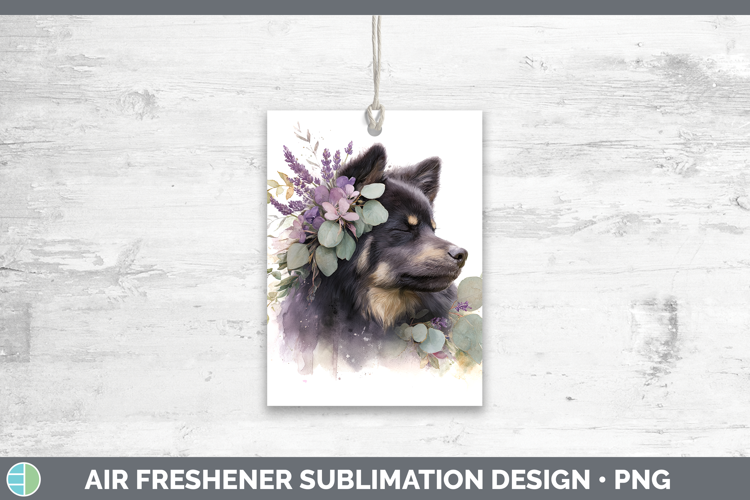 Finnish Lapphund Dogs 05 Lavender and Eucalyptus Air Freshen