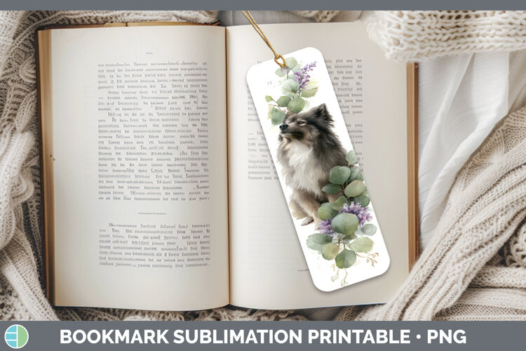 GorgeousDogs 05 Lavender and Eucalyptus Bookmark design.