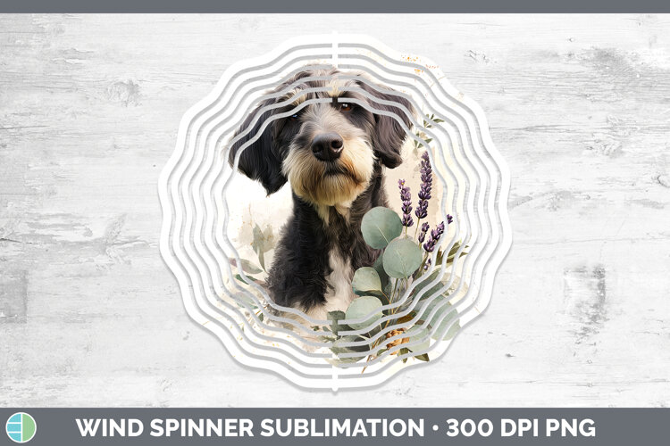 GorgeousDogs 05 Lavender and Eucalyptus Wind Spinner design.