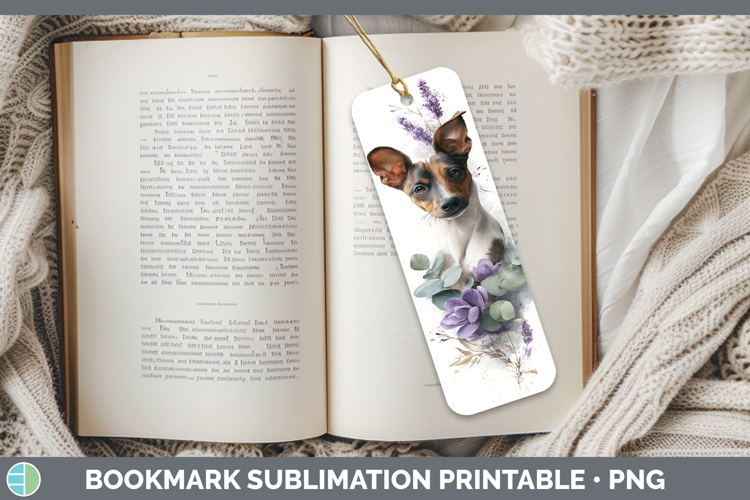 Podenco Canario Dogs 05 Lavender and Eucalyptus Bookmark Sub