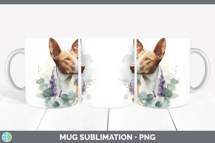 Podenco Canario Dogs 05 Lavender and Eucalyptus Mug Wrap Sub