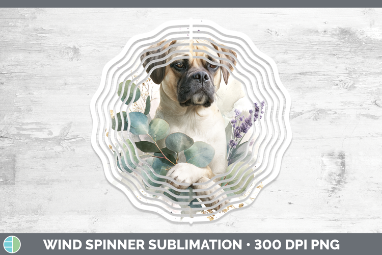 Puggle Dogs 05 Lavender and Eucalyptus Wind Spinner Sublimat
