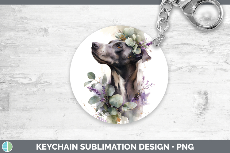 Warren Hound Dogs 05 Lavender and Eucalyptus Keychain Sublim
