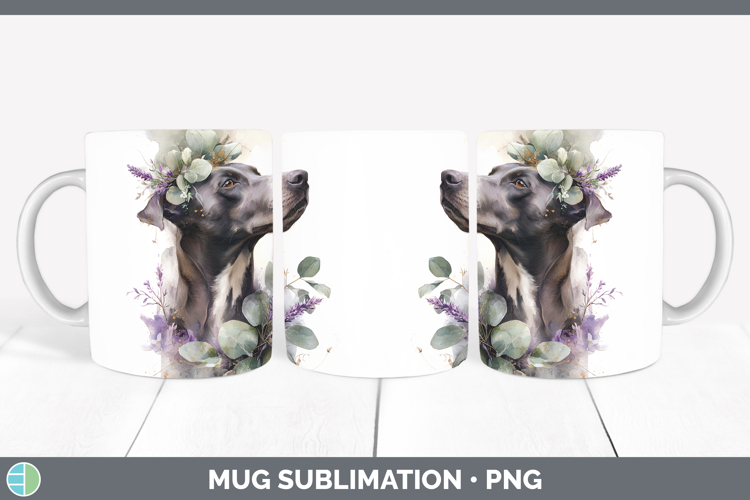 Warren Hound Dogs 05 Lavender and Eucalyptus Mug Wrap Sublim