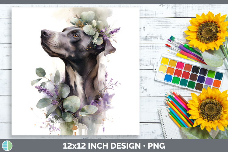 Warren Hound Dogs 05 Lavender and Eucalyptus Paper Backgroun