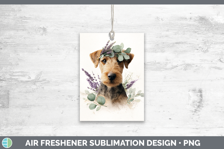 Welsh Terrier Dogs 05 Lavender and Eucalyptus Air Freshener