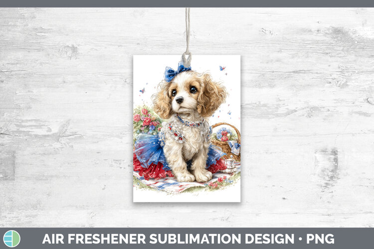 GorgeousDogs 05 Patriotic Air Freshener design.