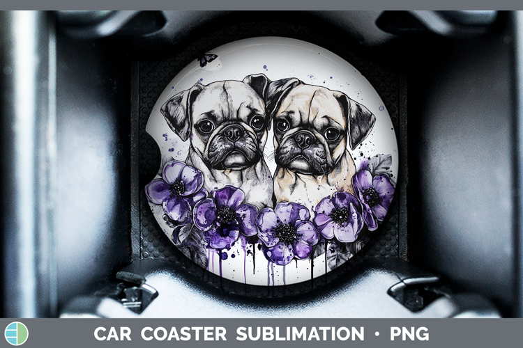 Car Coaster Sublimation Designs Image 4