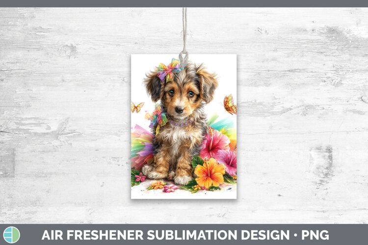 GorgeousDogs 05 Rainbow Summer Air Freshener design.