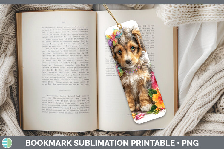 GorgeousDogs 05 Rainbow Summer Bookmark design.