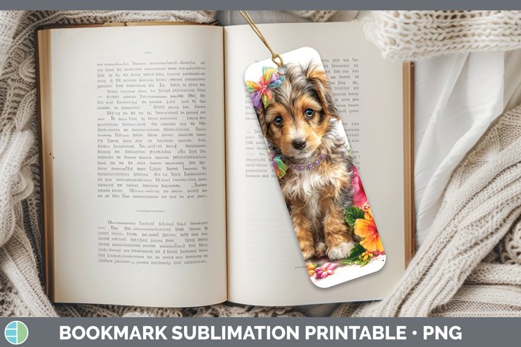 Afghan Hound Bookmark Dogs 05 Rainbow Summer Sublimation Pri