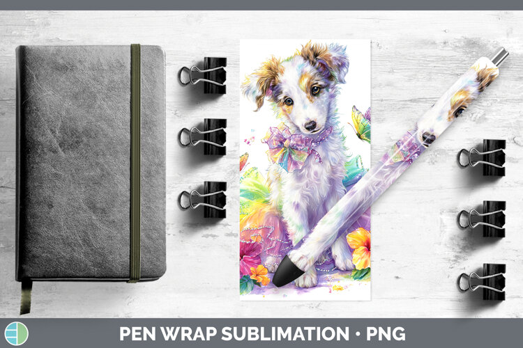 GorgeousDogs 05 Rainbow Summer Pen Wrap design.