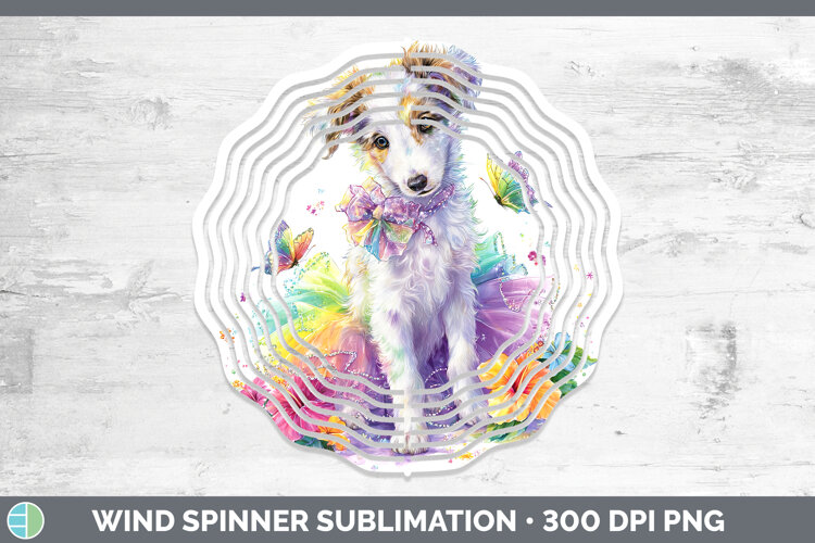 GorgeousDogs 05 Rainbow Summer Wind Spinner design.