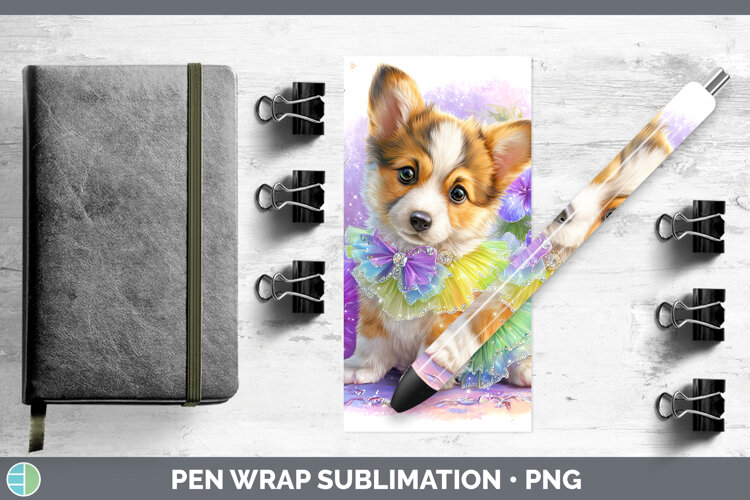 GorgeousDogs 05 Rainbow Summer Pen Wrap design.