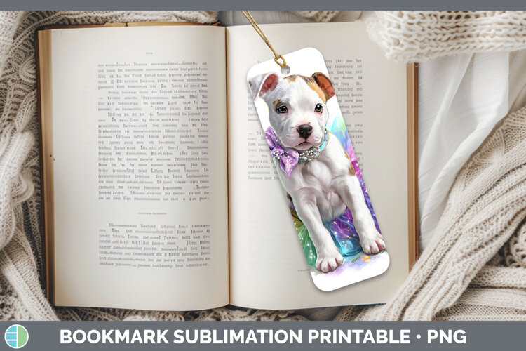 GorgeousDogs 05 Rainbow Summer Bookmark design.