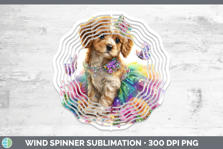 English Cocker Spaniel Wind Spinner Dogs 05 Rainbow Summer S