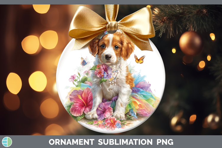 English Setter Red and White Ornament Dogs 05 Rainbow Summer