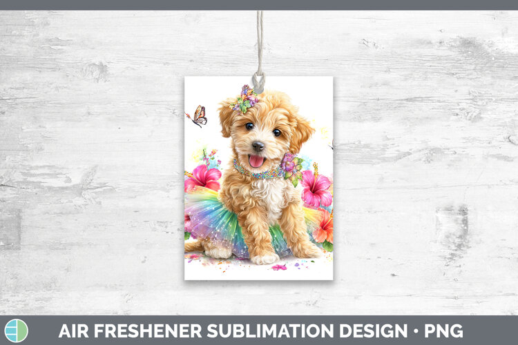 GorgeousDogs 05 Rainbow Summer Air Freshener design.