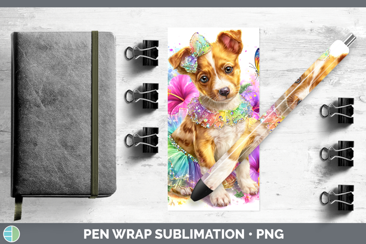Podenco Canario Pen Wrap Dogs 05 Rainbow Summer Sublimation
