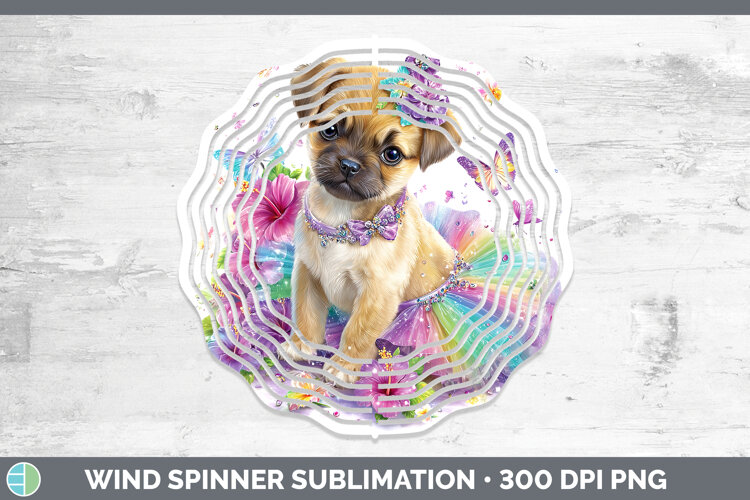 GorgeousDogs 05 Rainbow Summer Wind Spinner design.