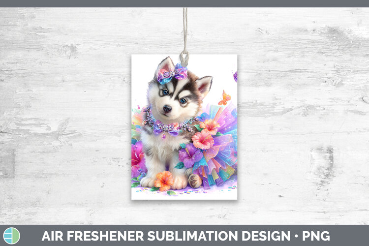 GorgeousDogs 05 Rainbow Summer Air Freshener design.