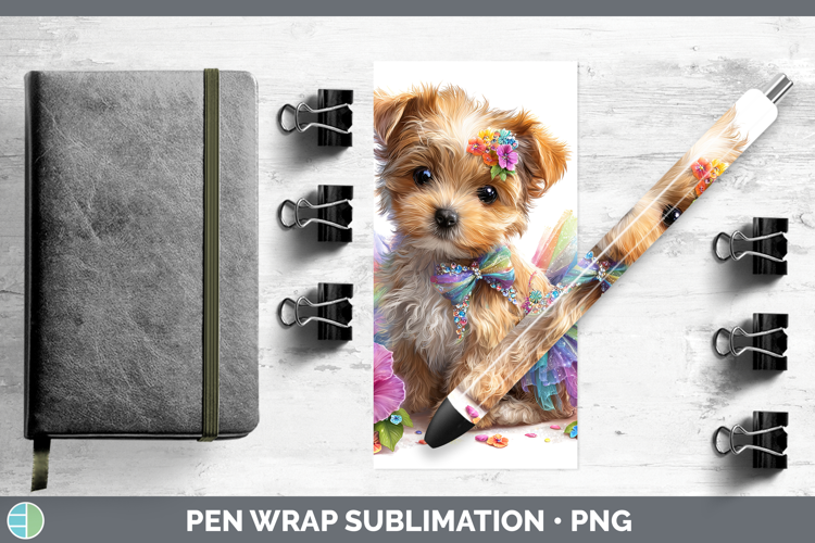 Warren Hound Pen Wrap Dogs 05 Rainbow Summer Sublimation Pen