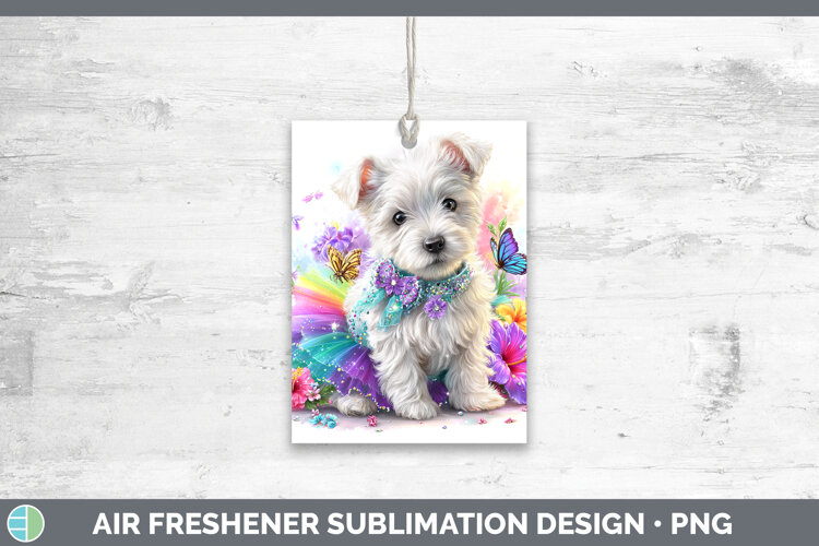 GorgeousDogs 05 Rainbow Summer Air Freshener design.