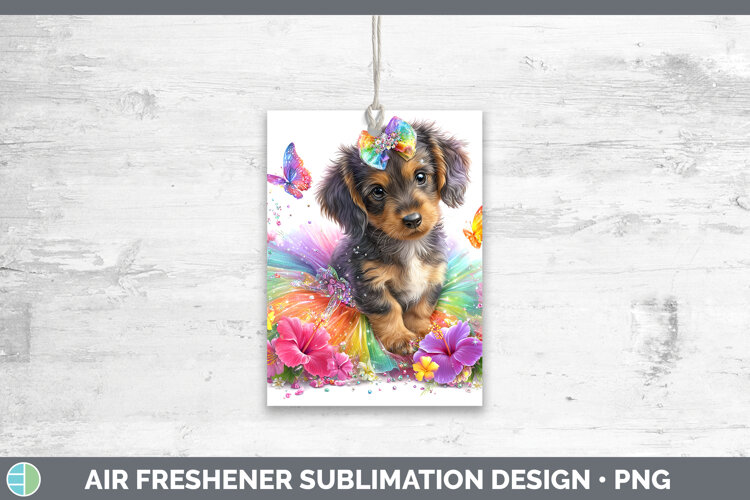 GorgeousDogs 05 Rainbow Summer Air Freshener design.