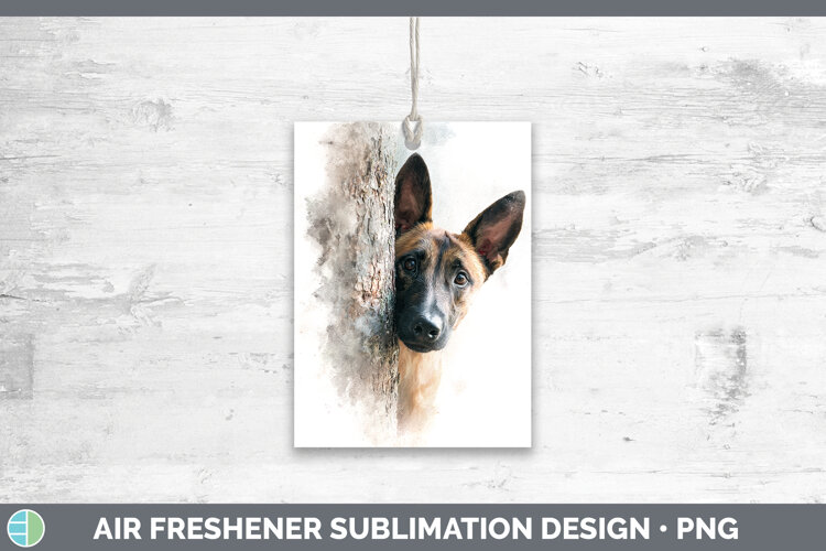 GorgeousDogs 05 Tree Peek Air Freshener design.