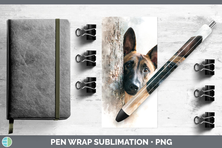 GorgeousDogs 05 Tree Peek Pen Wrap design.