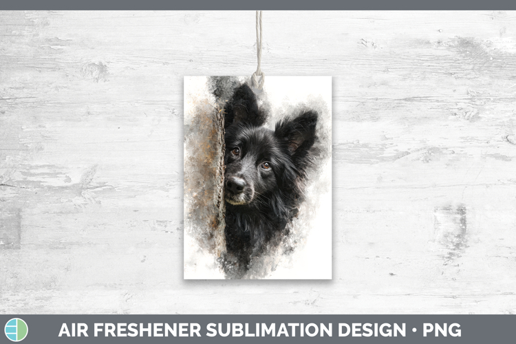 Belgian Sheepdog Dogs 05 Tree Peek Air Freshener Sublimation