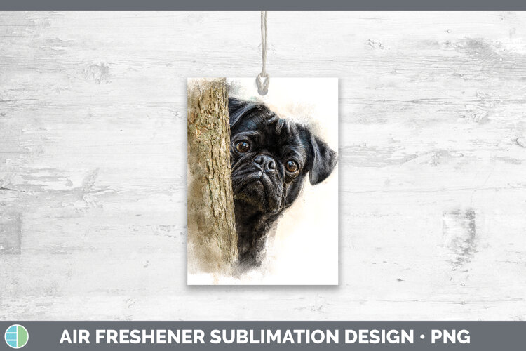 GorgeousDogs 05 Tree Peek Air Freshener design.