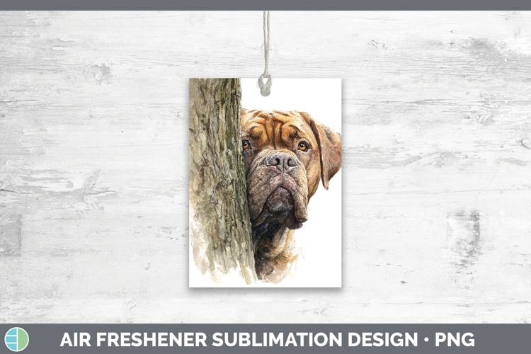 Bordeaux Mastiff Dogs 05 Tree Peek Air Freshener Sublimation