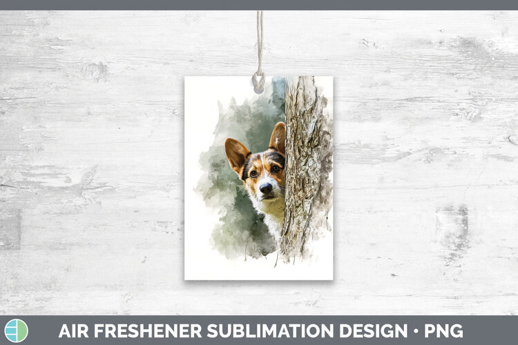 GorgeousDogs 05 Tree Peek Air Freshener design.