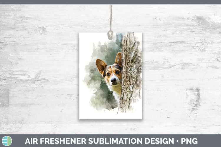 Cardigan Corgi Dogs 05 Tree Peek Air Freshener Sublimation D