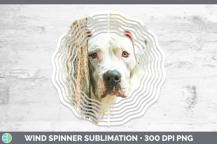 GorgeousDogs 05 Tree Peek Wind Spinner design.