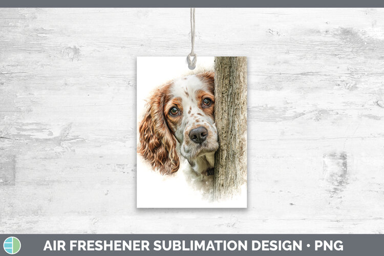 GorgeousDogs 05 Tree Peek Air Freshener design.